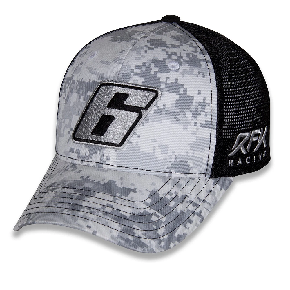 Men's Checkered Flag Sports  Camo Brad Keselowski Digital Adjustable Hat