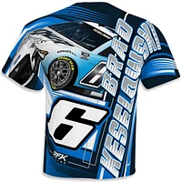 Men's Checkered Flag White Brad Keselowski Kohler Sublimated Dynamic Total Print T-Shirt