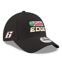 Casquette réglable pour homme Brad Keselowski Castrol Edge 9FORTY Sponsor New Era noire