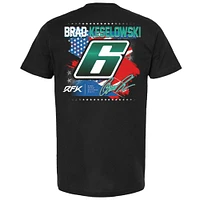 Men's RFK Racing Black Brad Keselowski BuildSubmarines.com Patriotic Car T-Shirt