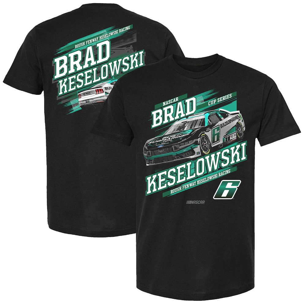 Men's RFK Racing  Black Brad Keselowski Car T-Shirt