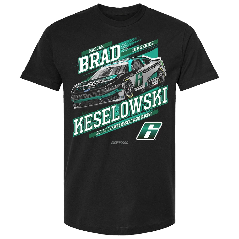 Men's RFK Racing  Black Brad Keselowski Car T-Shirt