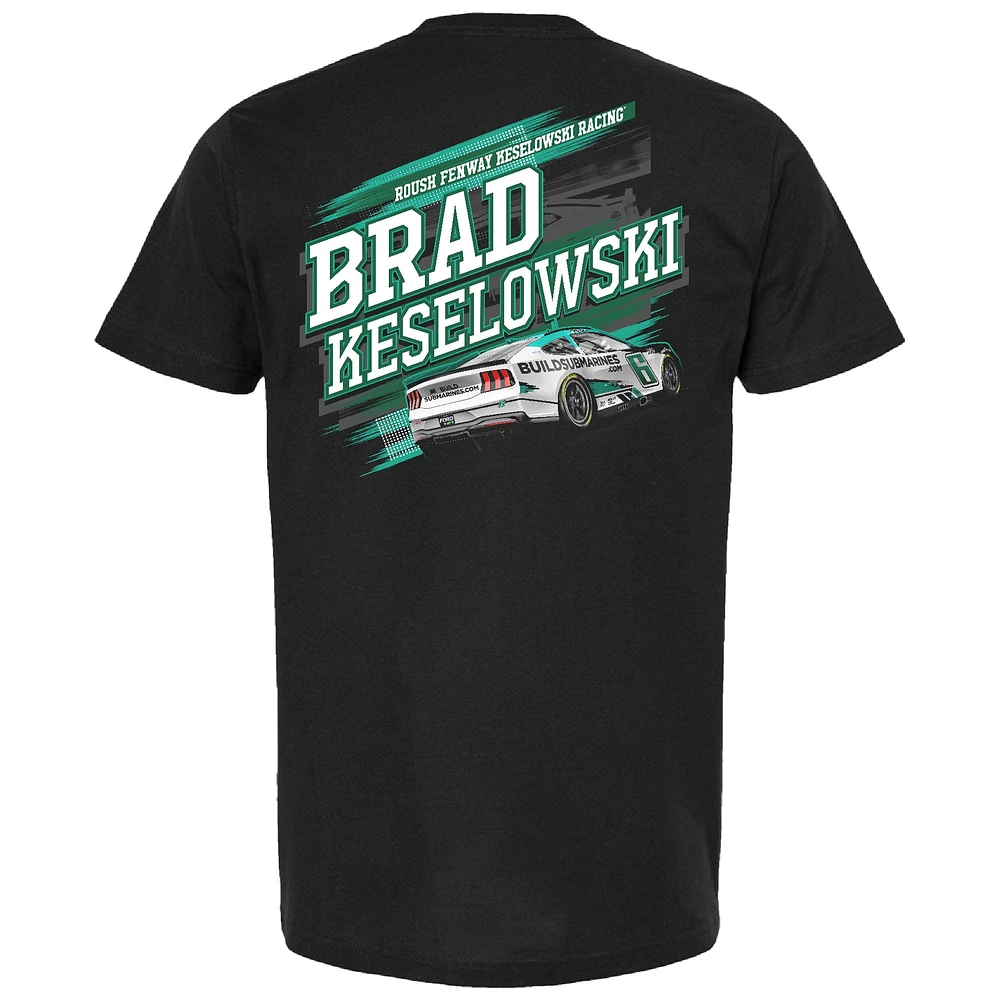 Men's RFK Racing  Black Brad Keselowski Car T-Shirt