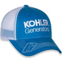 Men's RFK Racing Light Blue/White Brad Keselowski Kohler Adjustable Hat