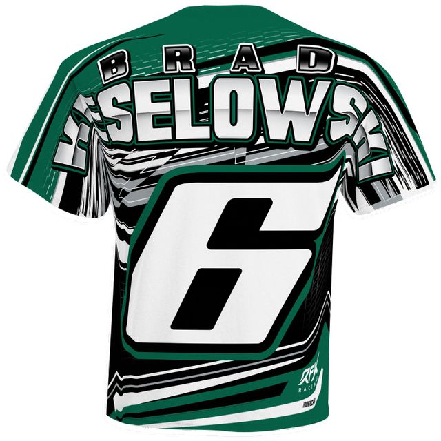 T-shirt Speedster sublimé Brad Keselowski Racing pour homme Roush Fenway blanc