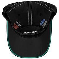 Unisex Checkered Flag Sports Black Brad Keselowski Blue Forge Alliance Uniform Adjustable Hat