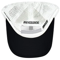 Casquette ajustable unisexe à damier Sports Black Brad Keselowski BuildSubmarines.com Sponsor Trucker