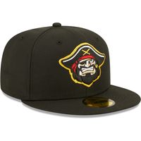 Men's New Era Black Bradenton Marauders Authentic Collection 59FIFTY Fitted Hat