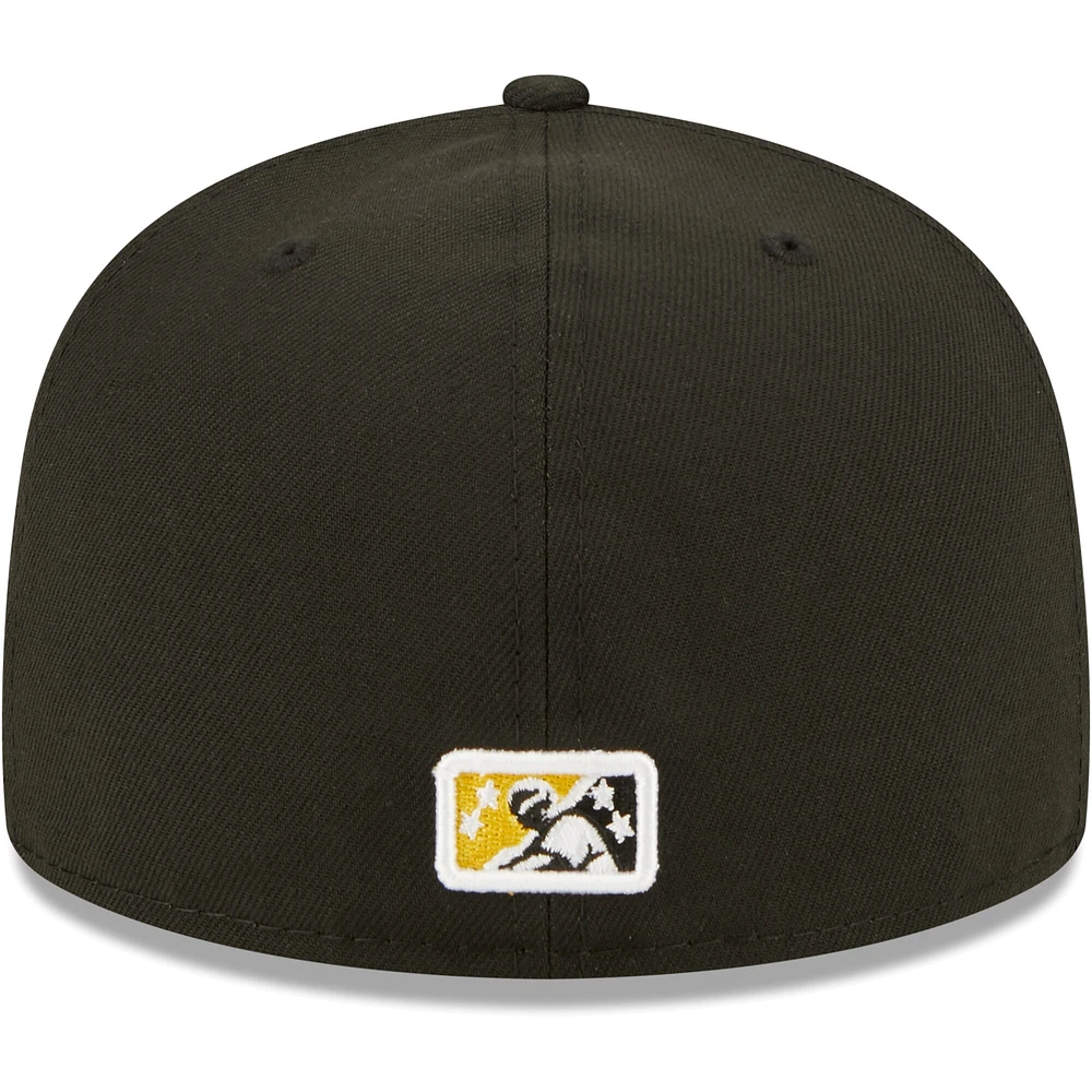 Casquette ajustée 59FIFTY Bradenton Marauders Authentic Collection pour homme New Era noire