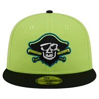 Men's New Era Green Bradenton Marauders Copa de la Diversión 59FIFTY Fitted Hat
