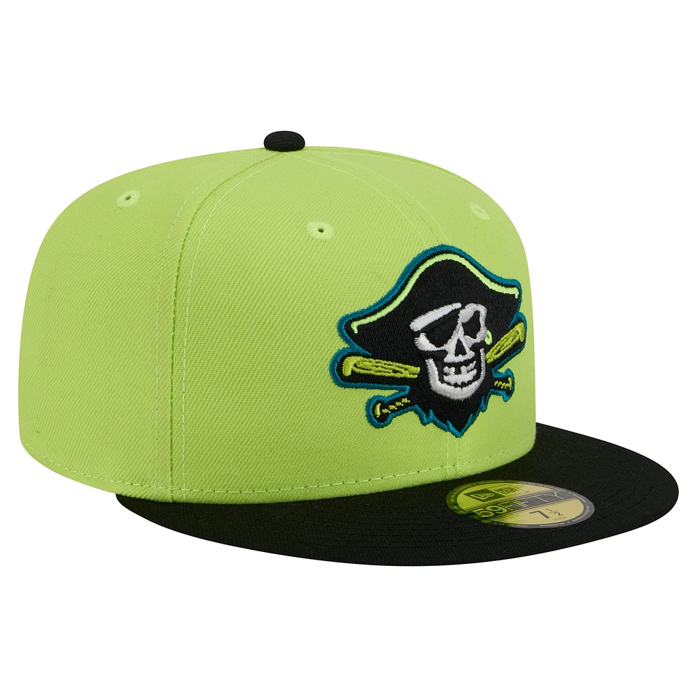 Men's New Era Green Bradenton Marauders Copa de la Diversión 59FIFTY Fitted Hat