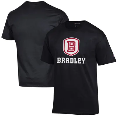 Bradley Braves Champion Primary Jersey T-Shirt - Black