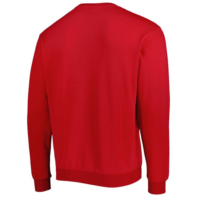 Colosseum Bradley Braves Arch Over Logo Sweat-shirt rouge pour homme