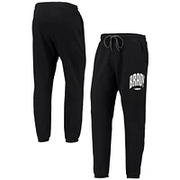 Pantalon en molleton universitaire noir BRADY pour hommes