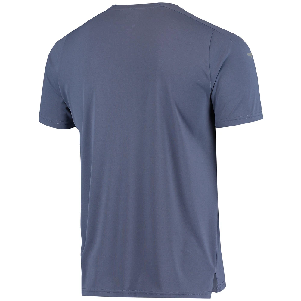 T-shirt BRADY Cool Touch Performance bleu pour hommes