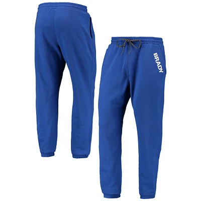 Pantalon en molleton bleu Brady Wordmark pour hommes