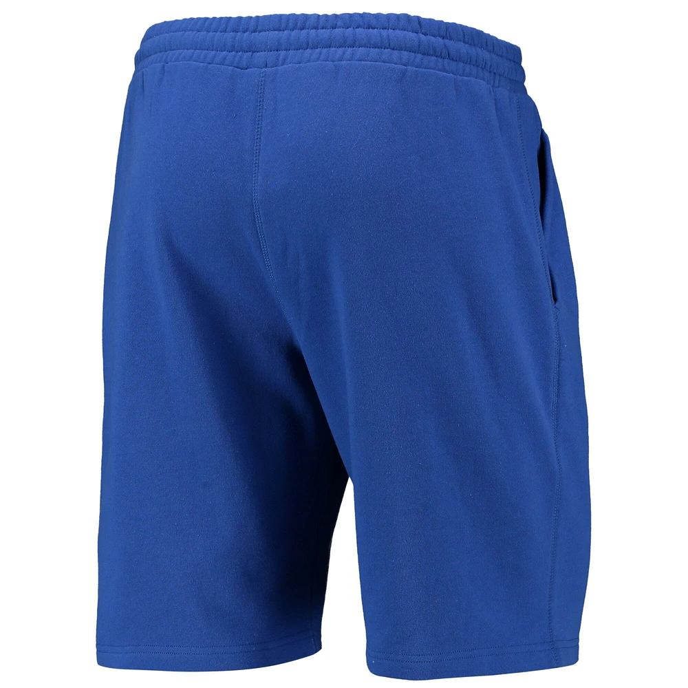 Brady - Short en polaire bleu Wordmark pour hommes