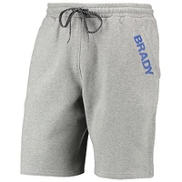 Short en polaire gris chiné BRADY pour hommes