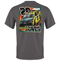 Men's Joe Gibbs Racing Team Collection  Charcoal Brandon Jones Menards Car T-Shirt