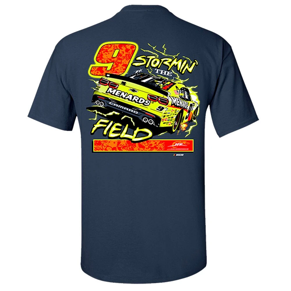 Men's JR Motorsports Official Team Apparel Navy Brandon Jones Car T-Shirt