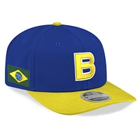 Men's New Era  Blue Brazil Baseball 2026 World Baseball Classic 9SEVENTY Stretch-Snap Hat