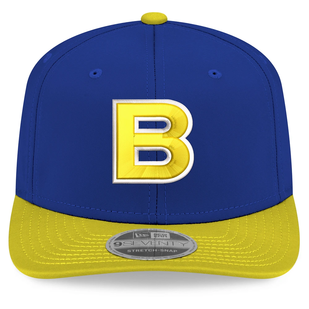 Men's New Era  Blue Brazil Baseball 2026 World Baseball Classic 9SEVENTY Stretch-Snap Hat