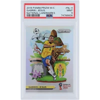 Gabriel Jesus Brazil National Team 2018 Panini Prizm World Cup National Landmarks #NL-4 PSA Authenticated 9 Card 
