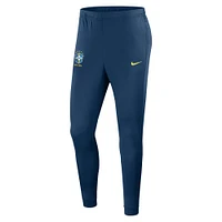 Pantalon de survêtement Nike bleu pour homme l'équipe nationale du Brésil 2024 Academy Pro Performance