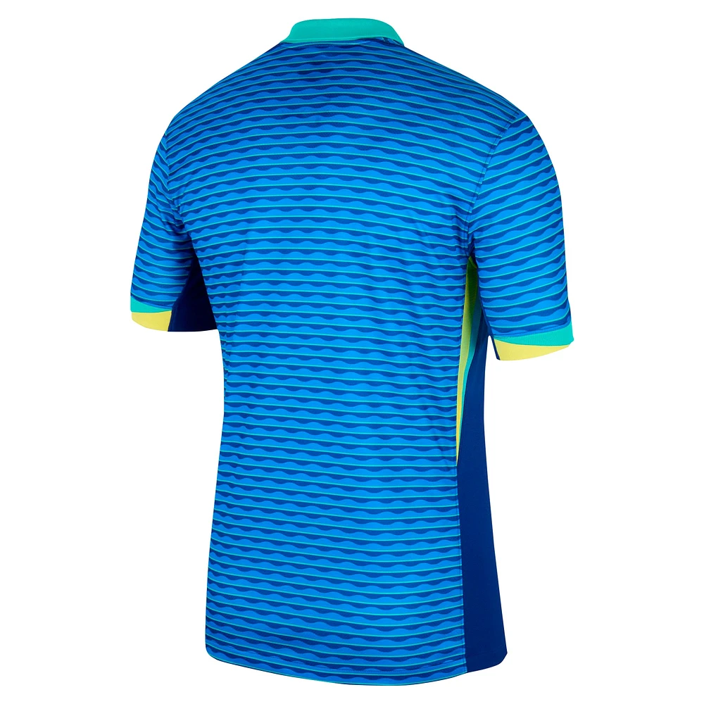 Maillot réplique extérieur de l'équipe nationale du Brésil 2024 Nike bleu pour homme