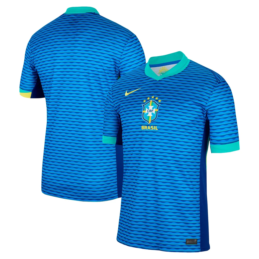 Men's Nike  Blue Brazil National Team 2024 Away Replica Jersey