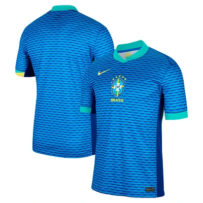 Maillot réplique extérieur de l'équipe nationale du Brésil 2024 Nike bleu pour homme