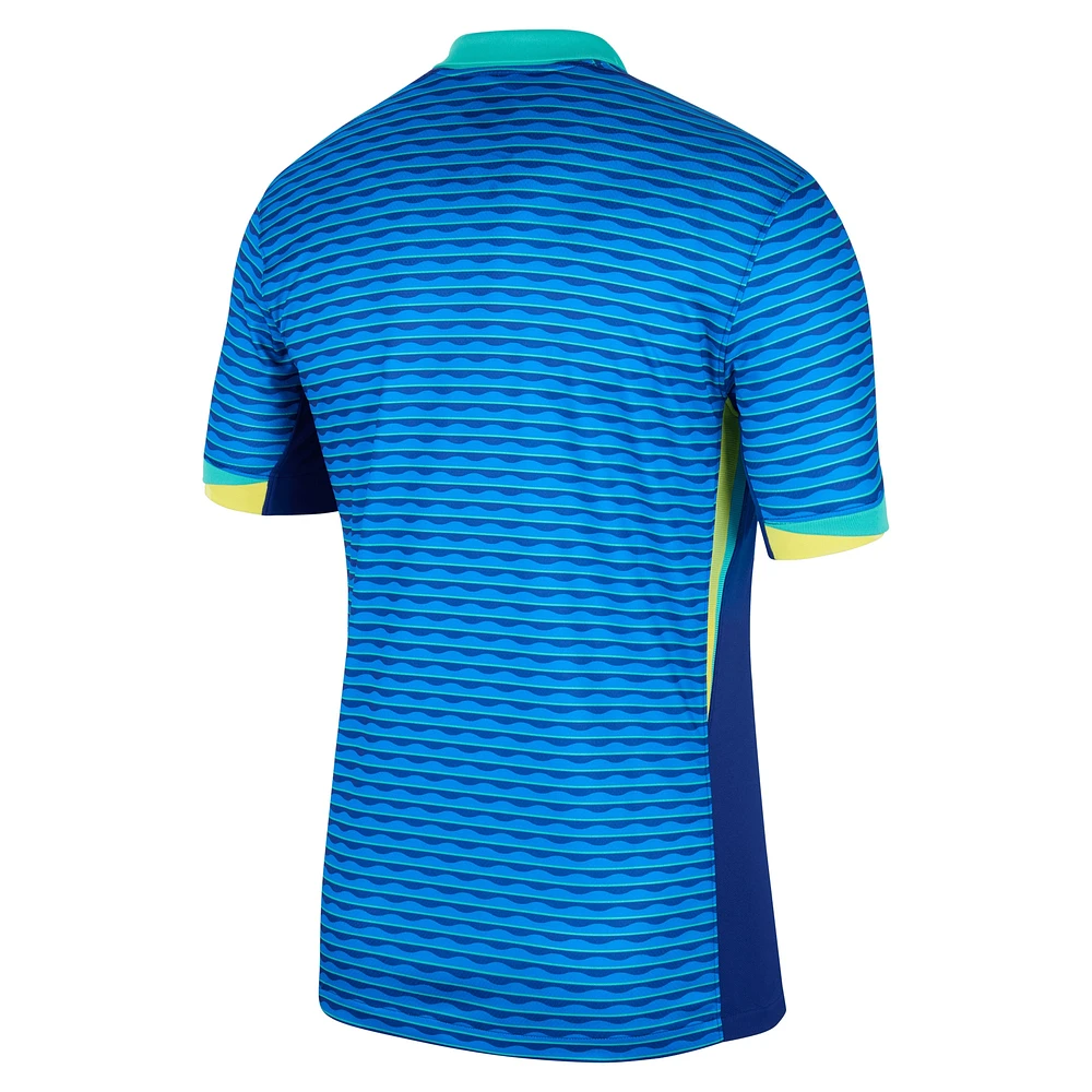 Men's Nike  Blue Brazil National Team 2024 Away Stadium Replica Jersey