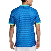 Men's Nike  Blue Brazil National Team 2024 Away Stadium Replica Jersey