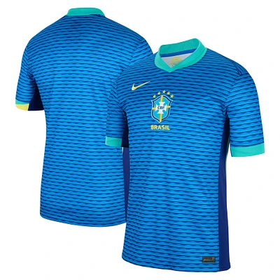 Men's Nike  Blue Brazil National Team 2024 Away Stadium Replica Jersey