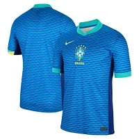 Men's Nike  Blue Brazil National Team 2024 Away Stadium Replica Jersey