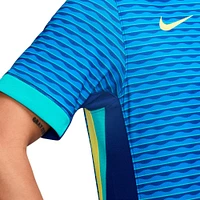 Men's Nike Neymar Jr. Blue Brazil National Team 2024 Away Stadium Replica Player Jersey