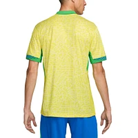 Men's Nike  Yellow Brazil National Team 2024 Home Stadium Replica Jersey