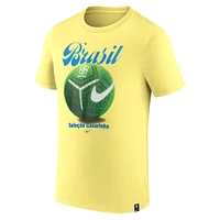 Men's Nike Yellow Brazil National Team Home Field T-Shirt