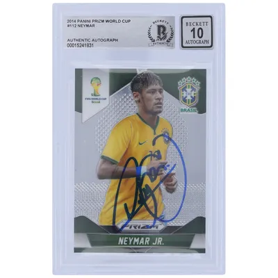 Lionel Messi Argentina National Team Panini America Autographed 2018 Panini  Prizm World Cup #1 BAS Authenticated Card