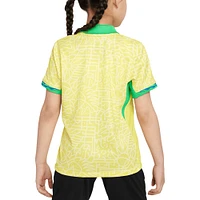 Preschool Nike  Yellow Brazil National Team 2024 Home Replica Stadium Jersey