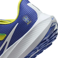 Chaussure de running Nike Zoom Pegasus 40 pour l'équipe nationale du Brésil, bleu, unisexe