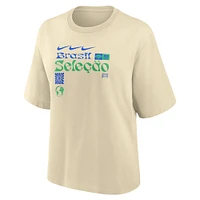 Women's Nike Cream Brazil National Team Earth T-Shirt