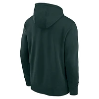 Youth Nike Green Brazil National Team Club Fleece Pullover Hoodie