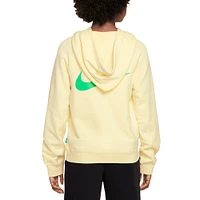 Sweat à capuche jaune Nike pour jeunes de l'équipe nationale du Brésil Air