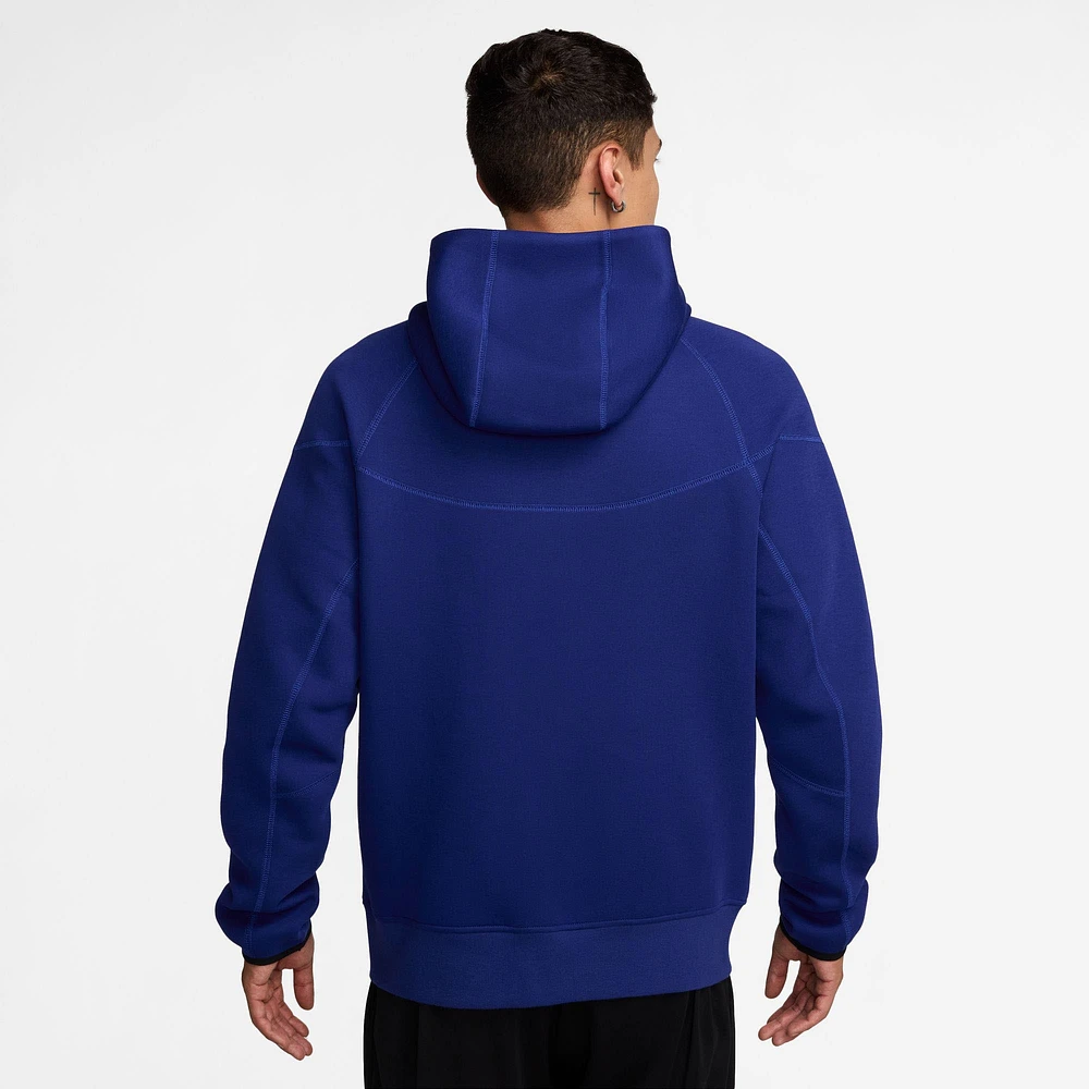 Sweat à capuche Nike Royal Brazil Tech Fleece entièrement zippé pour homme et femme