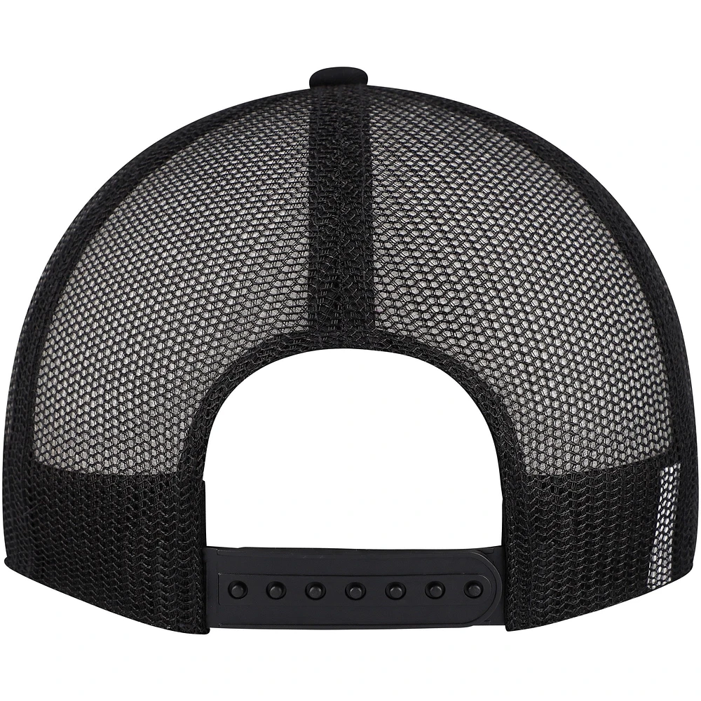 Casquette réglable noire Brixton Keaton NetPlus Trucker pour homme