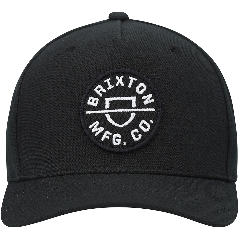 Men's Black Crest C Adjustable Hat