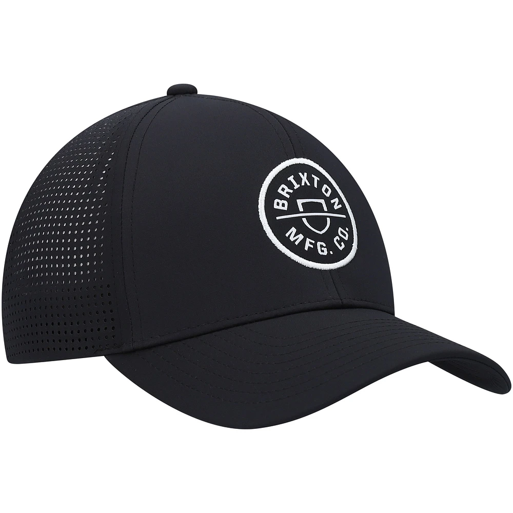 Casquette Snapback Brixton Black Crest X Trucker pour hommes