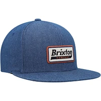 Men's Brixton  Blue Steadfast Snapback Hat