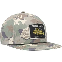 Men's Brixton Camo Irvington Snapback Hat